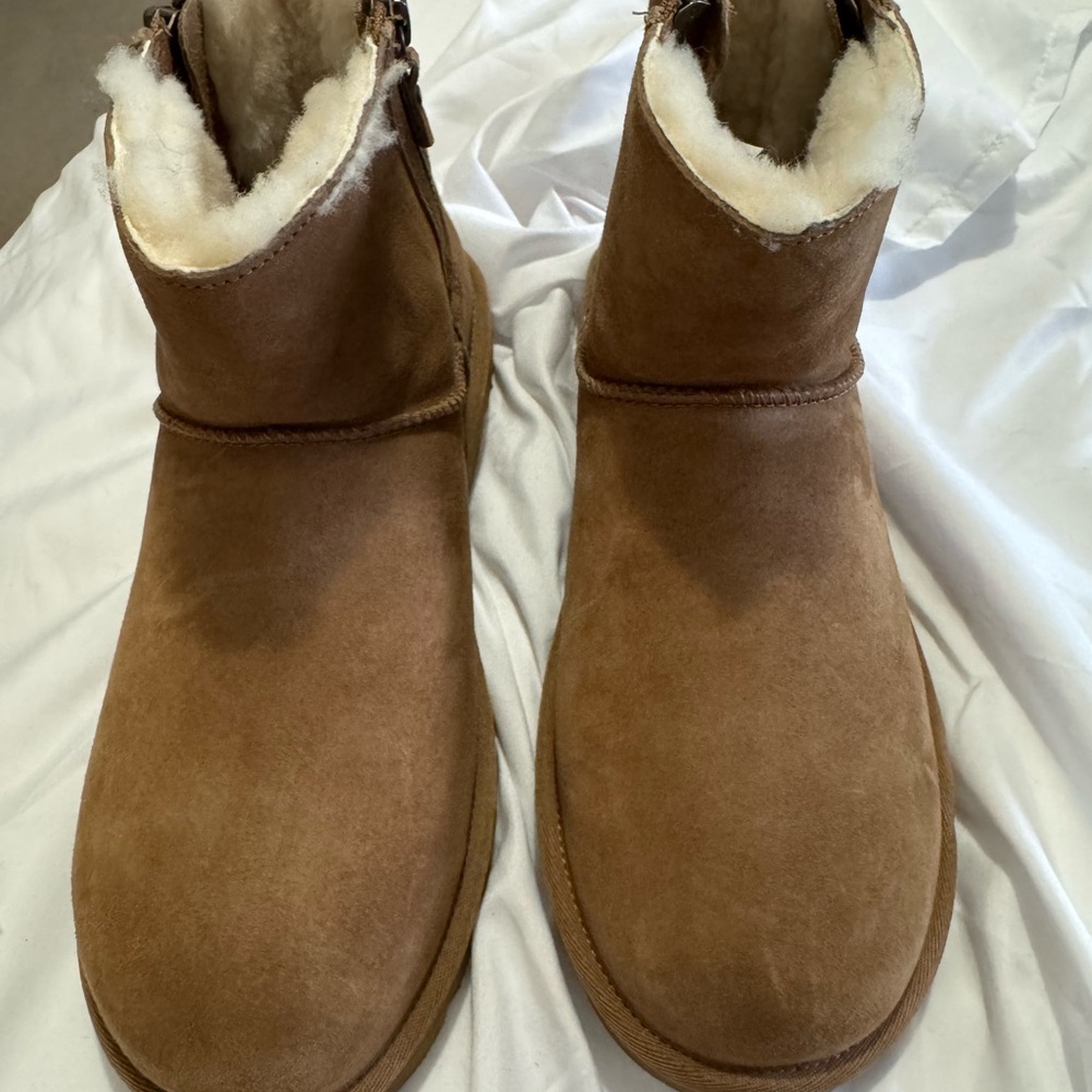 UGG Tan Shearling Boots